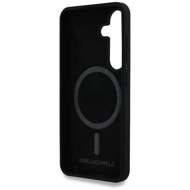 KARL LAGERFELD futerał do SAMSUNG S25 Plus KLHMS25MSKCHTCK (Magnetic Silicone Double Heads) czarny