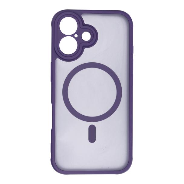 Futerał do iPhone 16 Full Matte Mag Cover zgodny z MagSafe fioletowy