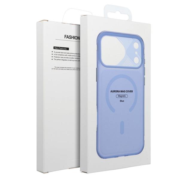 Etui na iPhone 16 Aurora zgodne z MagSafe niebieskie
