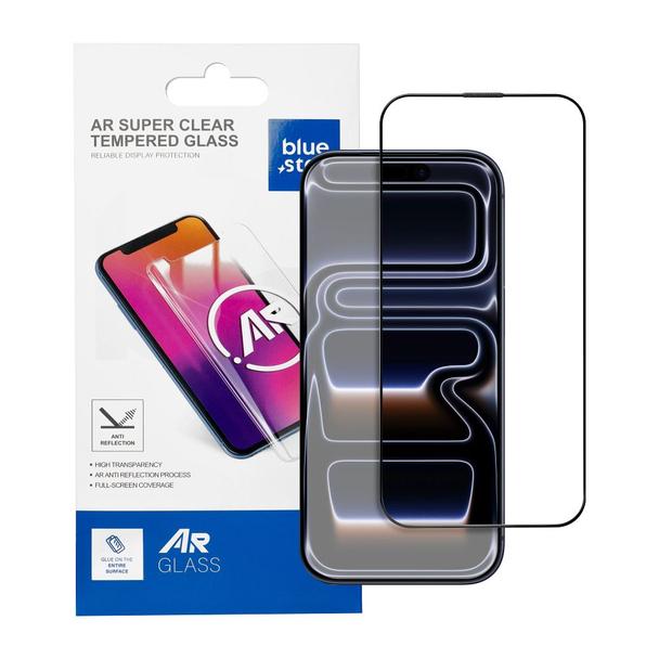 Szkło hartowane do iPhone 14 PRO MAX Blue Star 5D AR czarne