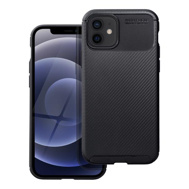 Futerał do iPhone 12 / 12 PRO Carbon Premium czarny