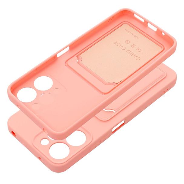 Futerał do Xiaomi Redmi 12 4G Card Case różowy