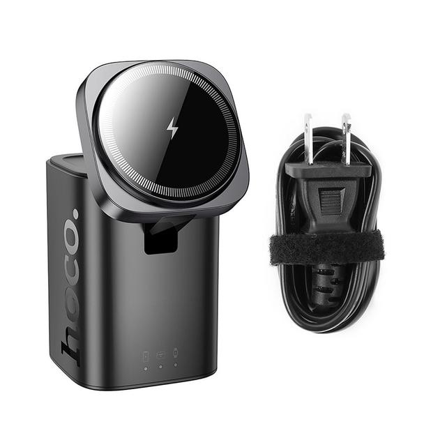 Ładowarka indukcyjna Hoco 6w1 PD QC 65W kompatybilna z Apple Watch CQ20A czarna