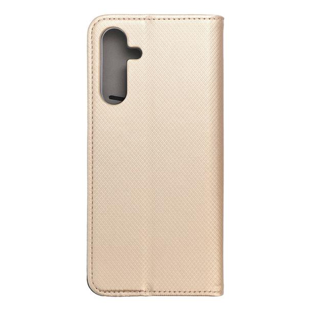 Etui z klapką na Samsung M55 Smart Case Book złote