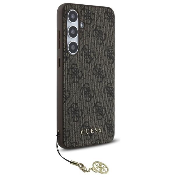 GUESS futerał do SAMSUNG S24 FE GUHCS24FEGF4GBR (HC PU 4G Charm) brązowy