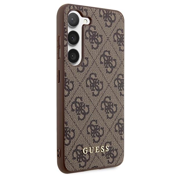 GUESS futerał do SAMSUNG S24 Plus GUHCS24MG4GFBR (Classic logo) brązowy