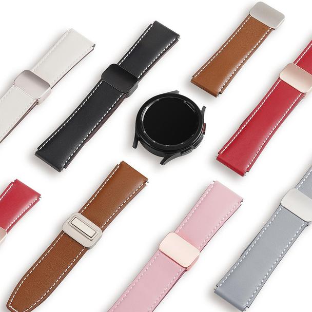 DUX DUCIS pasek YA skórzany 22 mm brązowy
