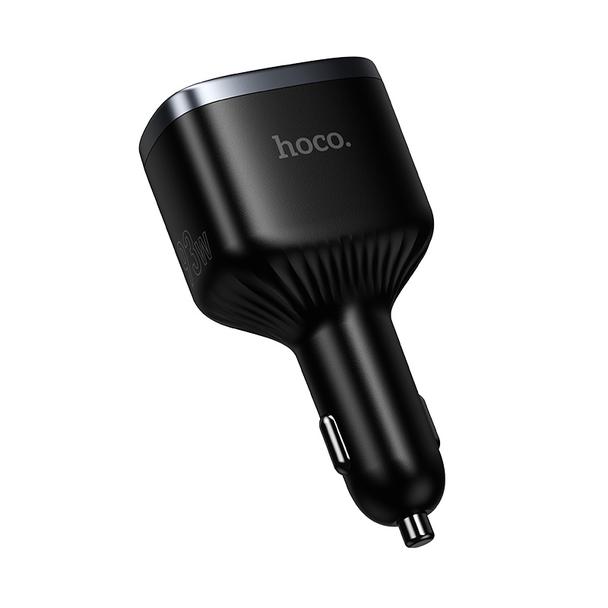 Ładowarka samochodowa Hoco USB A + 2x USB C QC3.0 PD 93W Z70 czarna