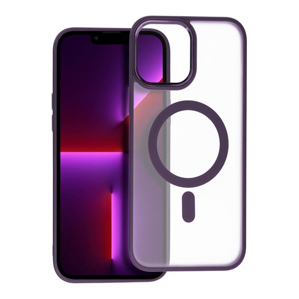 Futerał MATTE MAG COVER kompatybilny z MagSafe do IPHONE 13 Pro fioletowy