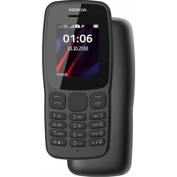 Telefon komórkowy Nokia 106 2G DualSim czarny