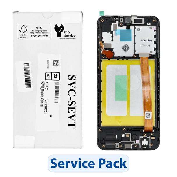 ServicePack Wyświetlacz LCD SAMSUNG A20e A202F GH82-20186A