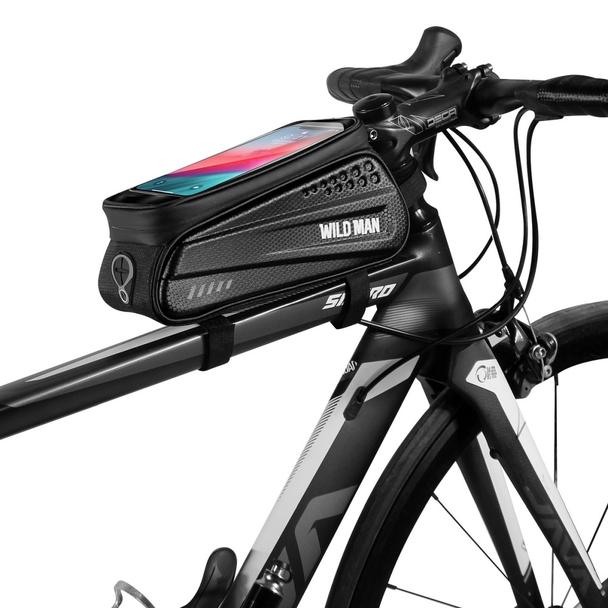 WILDMAN sakwa rowerowa na ramę na zamek  ES3 1L ( 4" - 7" ) czarna