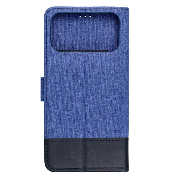 Etui z klapką na iPhone 17 PRO MAX Gomma Book niebieskie