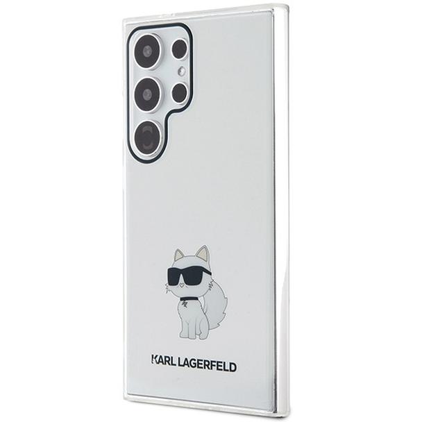 KARL LAGERFELD futerał do SAMSUNG S24 Ultra KLHCS24LHNCHTCT (IML NFT CHOUPETTE) transparentny