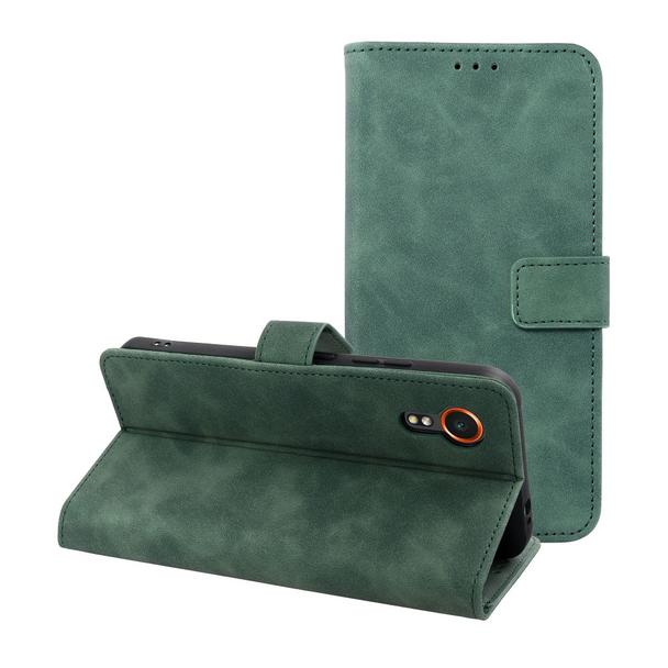 Etui z klapką na Samsung Xcover 7 Tender Book zielone