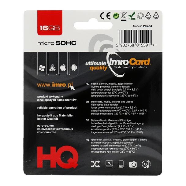 IMRO karta pamięci microSD 16GB