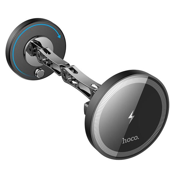 EOL HOCO uchwyt samochodowy indukcyjny do deski kompatybilny z MagSafe 15W HW26 czarny