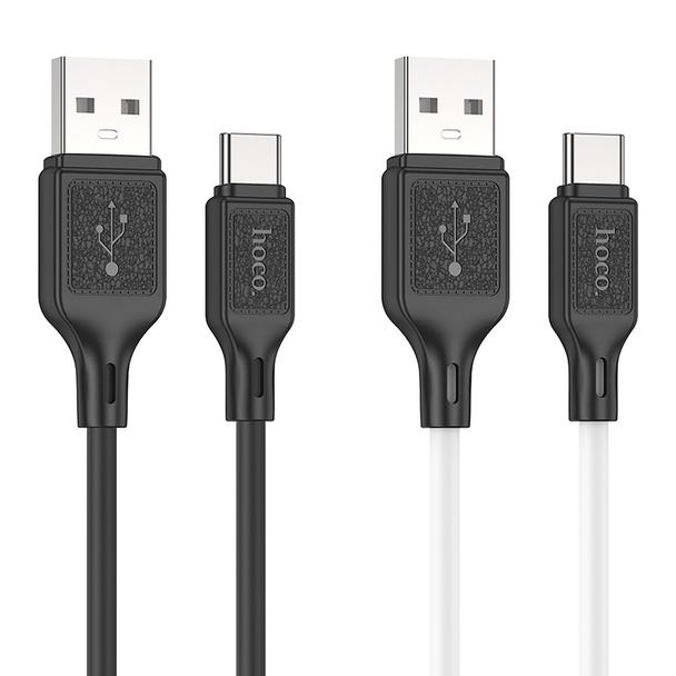 Kabel USB A do Micro USB Hoco 2,4A 1 m X90 biały