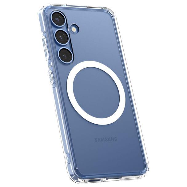 SPIGEN futerał ULTRA HYBRID MAG kompatybilny z MagSafe do S25 clear / white
