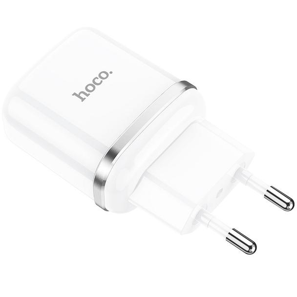 Ładowarka sieciowa do telefonu Hoco USB A QC3.0 3A 18W N3 biała