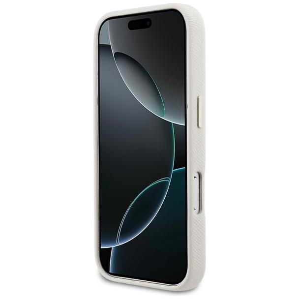 GUESS futerał do IPHONE 17 Pro Max GUHCP17X5PS4RGGE (PU FW Resin Logo) beżowy