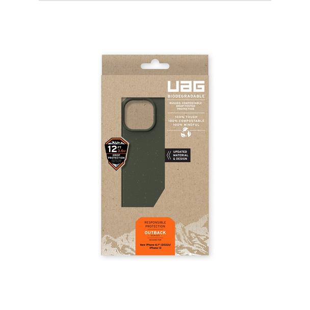 UAG Urban Armor Gear futerał BIODEGRADABLE OUTBACK do IPHONE 14 Plus green
