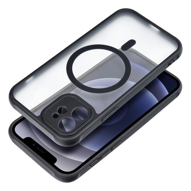 Futerał do iPhone 12 Full Matte Mag Cover zgodny z MagSafe czarny