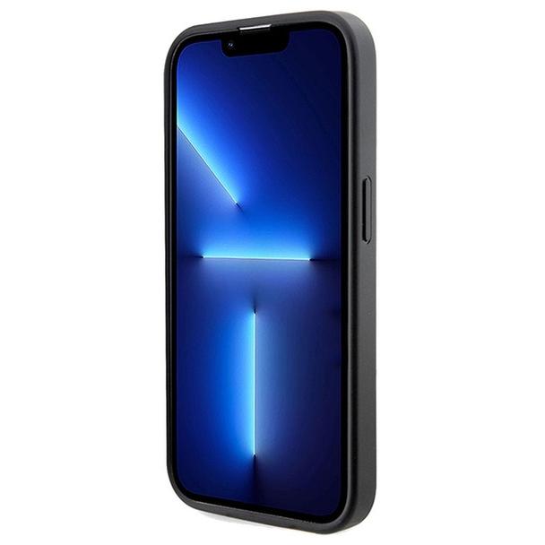 GUESS futerał do IPHONE 15 Pro kompatybilny z MagSafe GUHMP15LP4RPSK (4G Printed Stripes) czarny