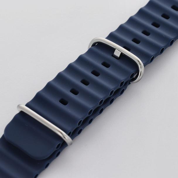Pasek do zegarka 22 mm Titmo Strap S2 silicone niebieski