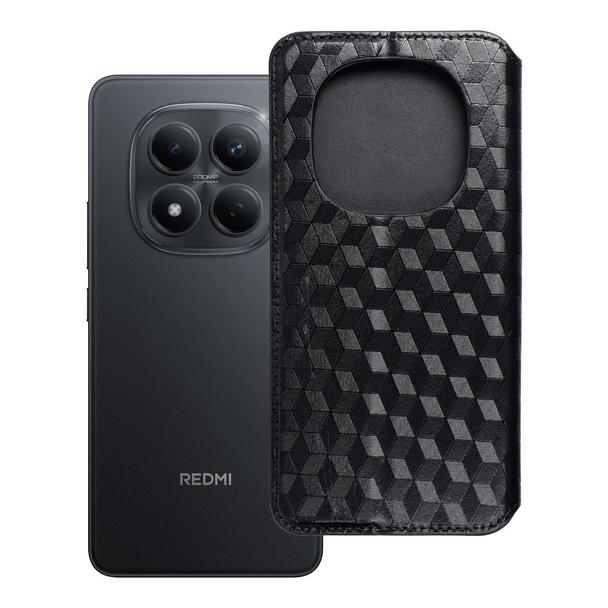 Etui z klapką na Xiaomi Redmi NOTE 15 5G Cubic Book czarne