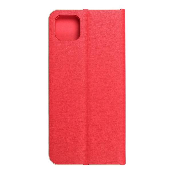 Etui z klapką na Samsung A22 5G Luna Book Gold czerwone