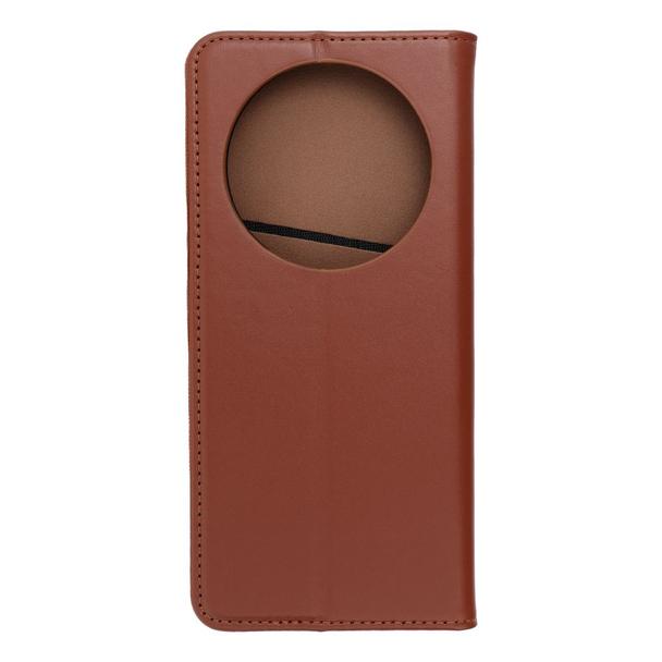 Etui z klapką na Xiaomi Redmi 14C Smart Pro Book skórzane brązowe