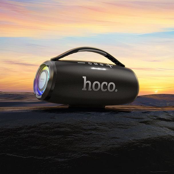 Głośnik bezprzewodowy LED 2 x 15W 4h Hoco HA4 MINI czarny