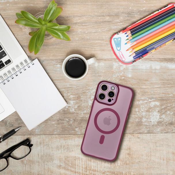 Etui na iPhone 18 Pro / 17 Pro Variete Mag Cover zgodne z MagSafe fioletowe