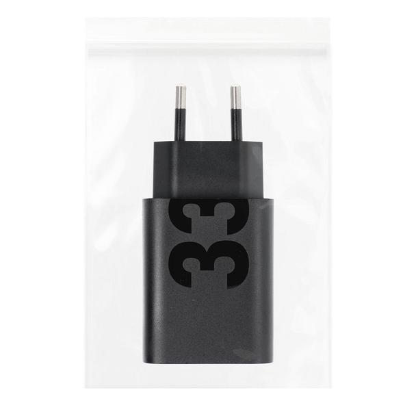 MOTOROLA oryginalna ładowarka sieciowa USB A 33W MC339 czarna bulk