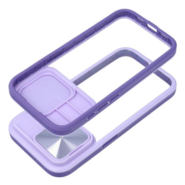Futerał do iPhone 12 PRO Slider fioletowy