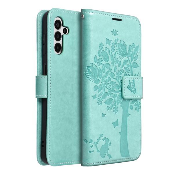 Etui z klapką na Samsung A32 5G Mezzo Book drzewo zielone