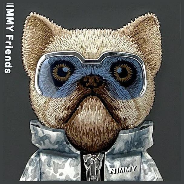 NIMMY futerał COOL&CUTE 2.0 Dog do IPHONE 16 Pro Max czarny