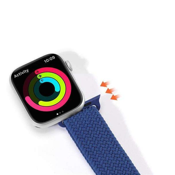DUX DUCIS pasek MIXTURE PRO pleciony do Apple Watch 38 / 40 / 41 mm niebieski