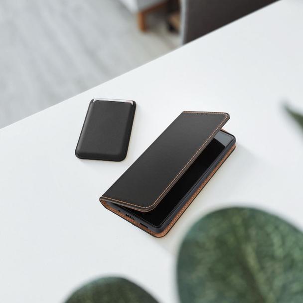 Etui z klapką na Xiaomi Redmi 17C Smart Pro Book skórzane czarne