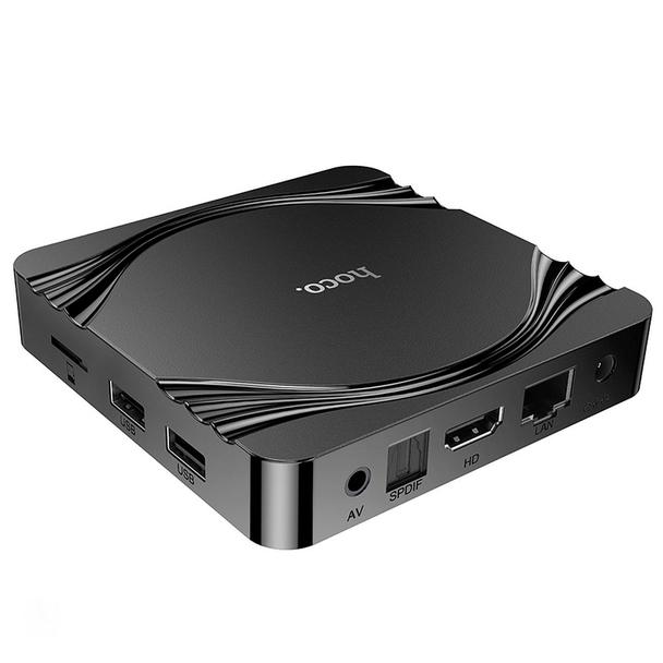TV box Hoco WiFi 4K Android  DQ10 czarny