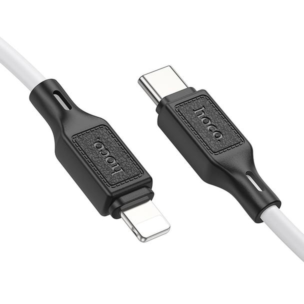Kabel USB C do Lightning Hoco PD 20W 1 m X90 biały