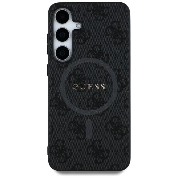 GUESS futerał do SAMSUNG S25 GUHMS25SG4GFRK (Magnetic PU 4G Ring Classic Logo) czarny