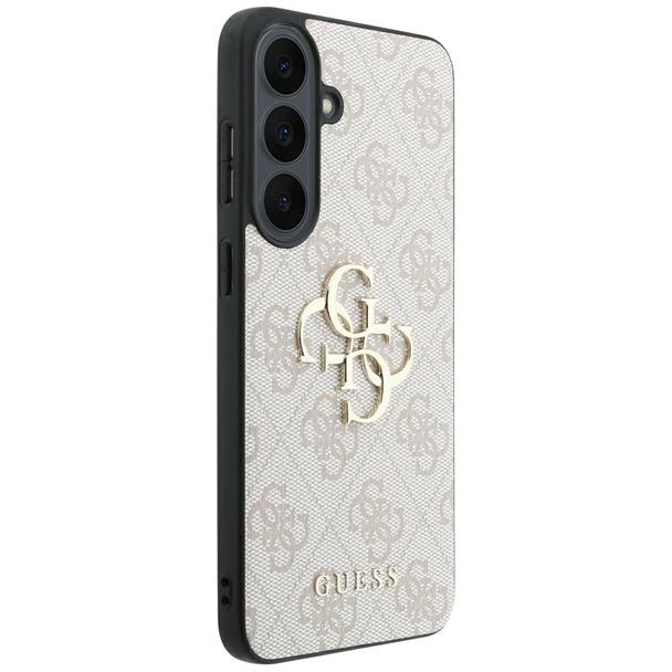 GUESS futerał do SAMSUNG S26 FE (Leather 4G Metal Logo) różowy