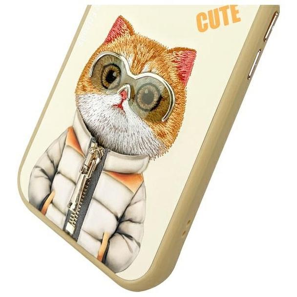 NIMMY futerał COOL&CUTE 2.0 Cat do IPHONE 15 khaki