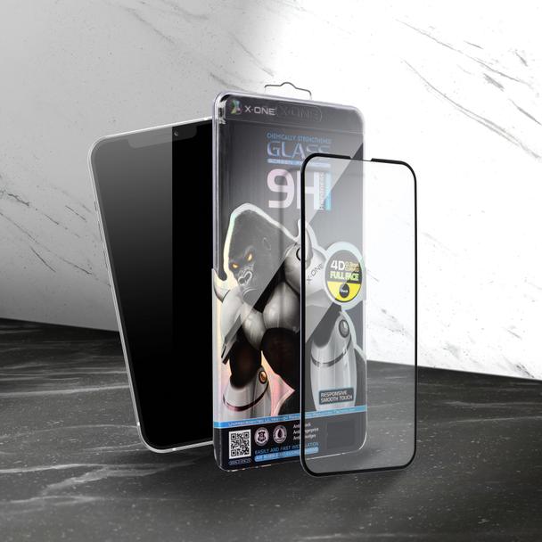 Szkło hartowane do iPhone 17 AIR X-One Full Cover Extra Strong Crystal Clear (full glue) czarne