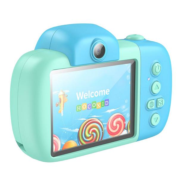 Aparat cyfrowy dla dzieci Hoco 2MP 2,4" Full HD DV201 niebieski 0INT