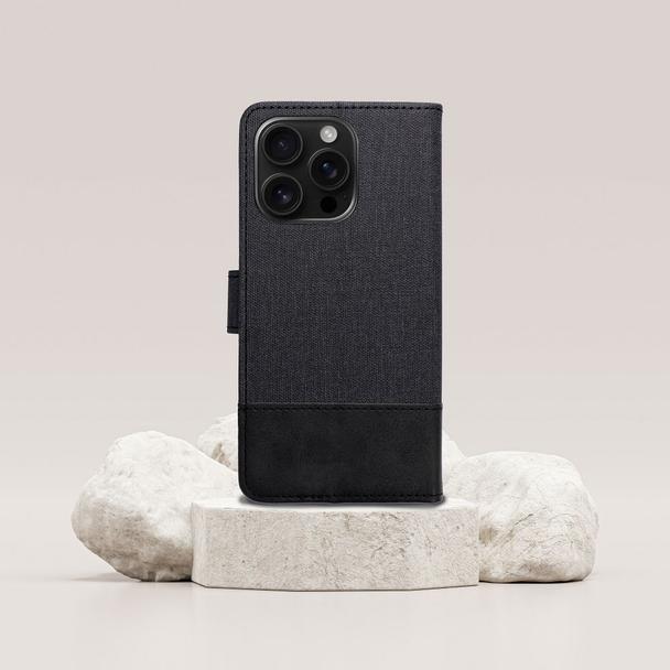 Etui z klapką na Xiaomi Redmi NOTE 15 PRO 4G Gomma Book czarne
