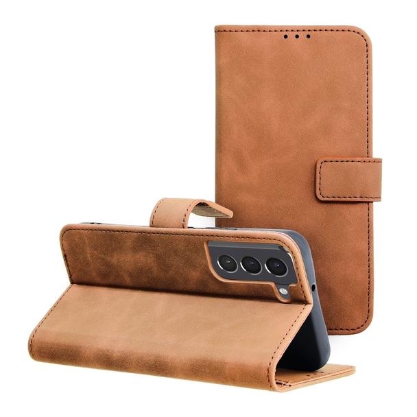 Etui z klapką na Samsung A53 5G Tender Book brązowe