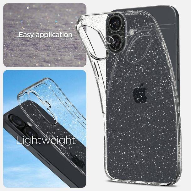SPIGEN futerał LIQUID CRYSTAL do IPHONE 16 Plus glitter crystal